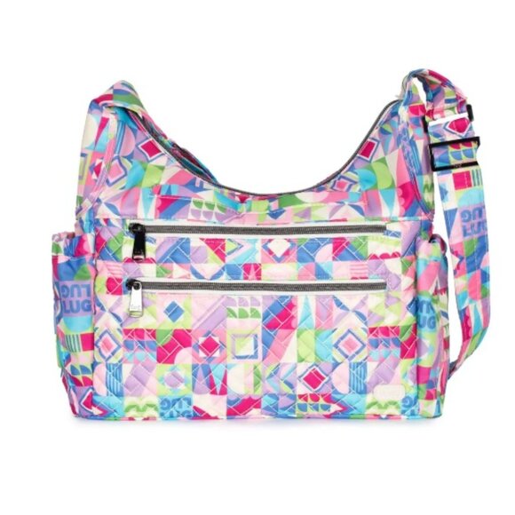 Lug Camper SE Crossbody Bag Small World Multi Disney Print - Picture 1 of 8